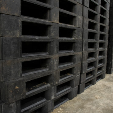 Black Plastic Pallet back ground