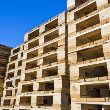 30191502 - stacked wooden pallets